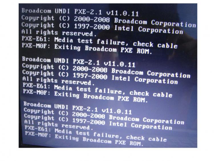 如何修复“PXE-E61: Media Test Failure, Check Cable”错误